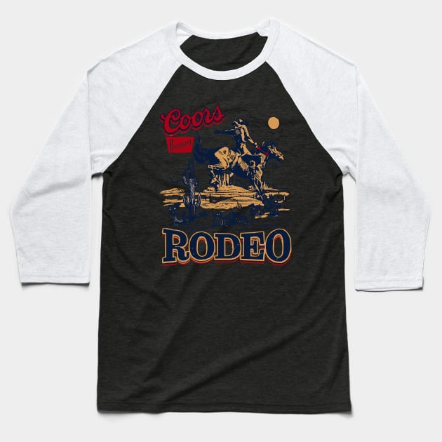 Coors Banquet Rodeo Cowboys Baseball T-Shirt by slengekan